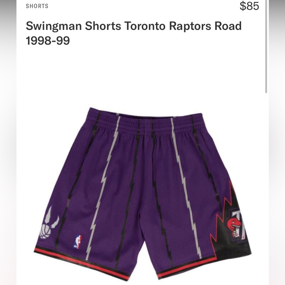 TORONTO RAPTORS SWINGMAN SHORTS